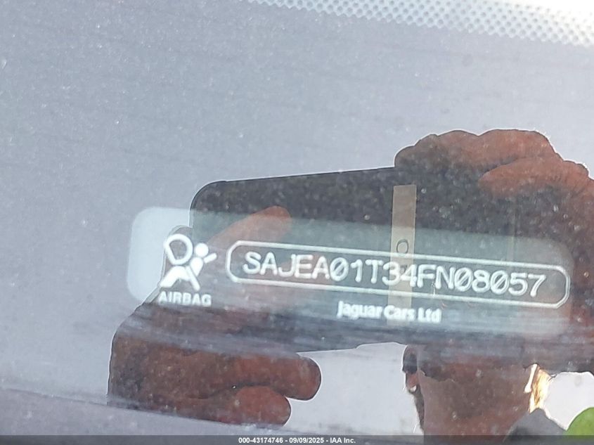 2004 Jaguar S-Type 3.0L V6 VIN: SAJEA01T34FN08057 Lot: 43174746