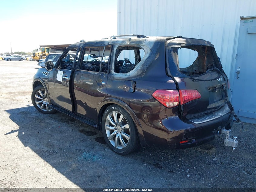 2012 Infiniti Qx56 brown other gasoline JN8AZ2ND3C9715425 photo #4