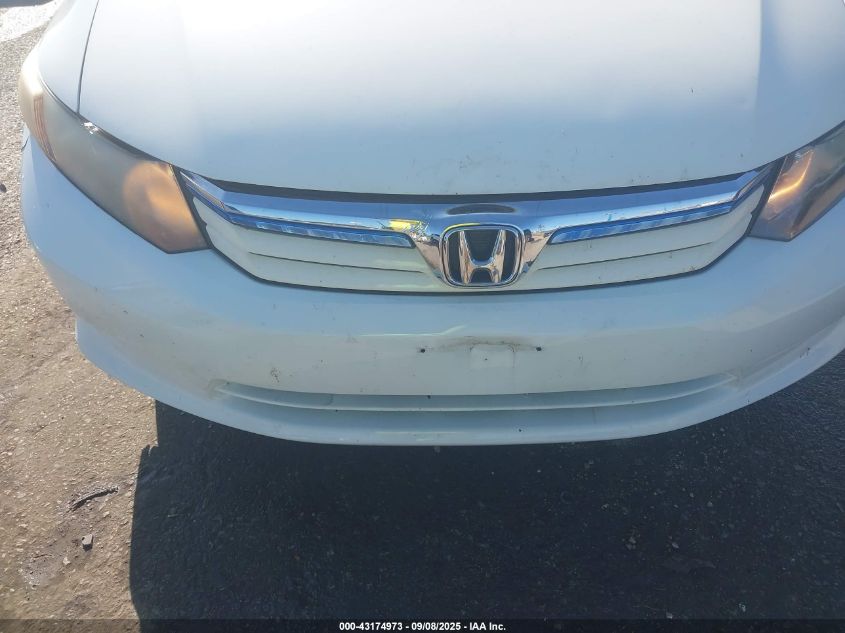 2012 Honda Civic Hybrid VIN: JHMFB4F25CS008557 Lot: 43174973