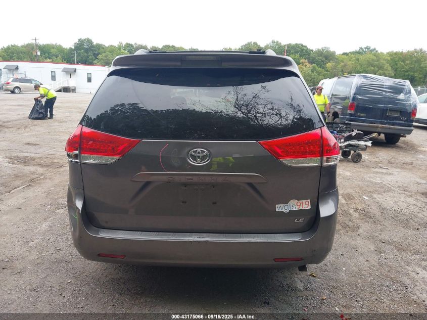 2011 Toyota Sienna Le V6 VIN: 5TDKK3DCXBS096051 Lot: 43175066