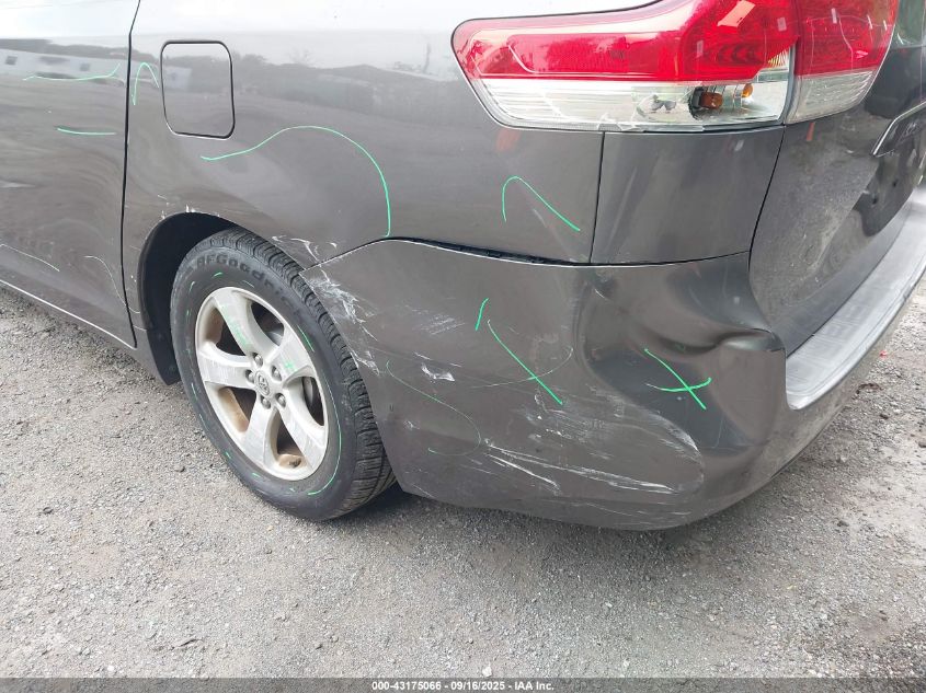 2011 Toyota Sienna Le V6 VIN: 5TDKK3DCXBS096051 Lot: 43175066