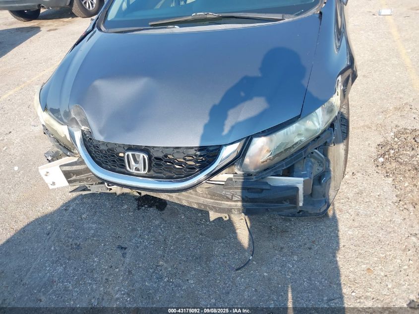 2013 Honda Civic Ex VIN: 19XFB2F8XDE046316 Lot: 43175092