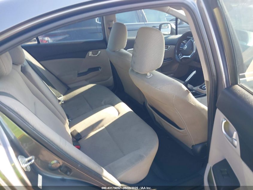 2013 Honda Civic Ex VIN: 19XFB2F8XDE046316 Lot: 43175092