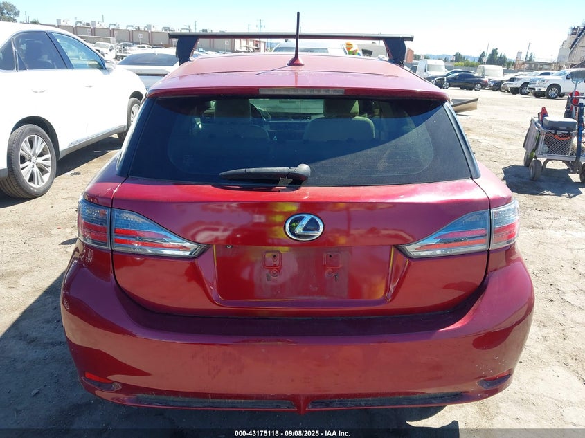 2013 LEXUS CT 200H - JTHKD5BH7D2135143