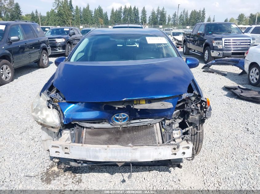 2011 Toyota Prius Four VIN: JTDKN3DU6B5302861 Lot: 43175147