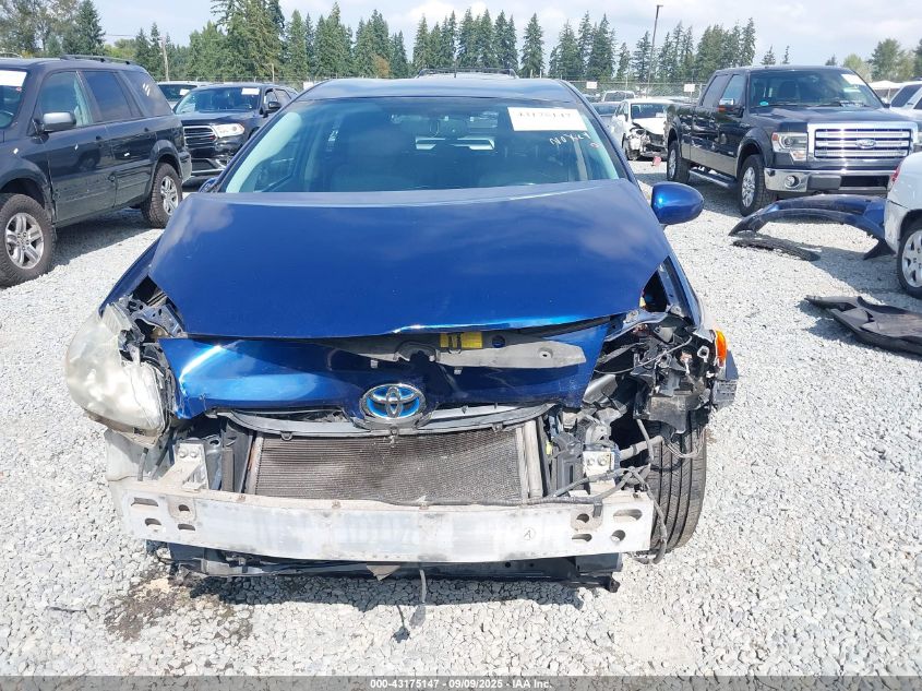 2011 Toyota Prius Four VIN: JTDKN3DU6B5302861 Lot: 43175147