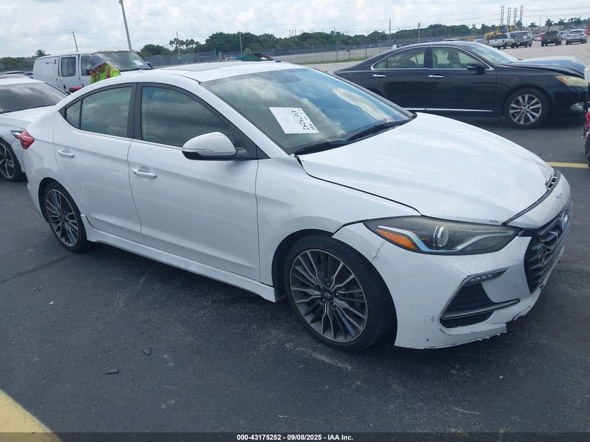 KMHD04LB0JU483016 2018 Hyundai Elantra Sport auction photo 1