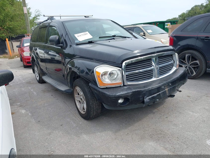 2004 Dodge Durango Slt black other gasoline 1D4HB48N54F176763 photo #1