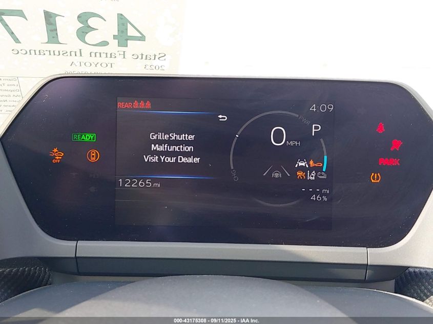 2023 Toyota Bz4X Limited VIN: JTMABACA0PA036266 Lot: 43175308