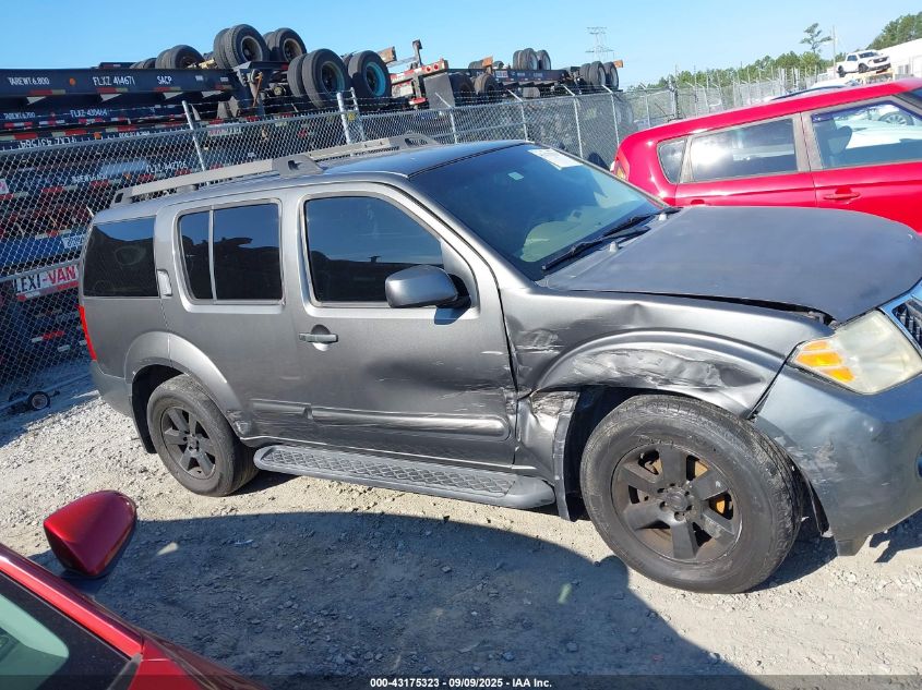 2008 Nissan Pathfinder Se VIN: 5N1AR18U68C649945 Lot: 43175323