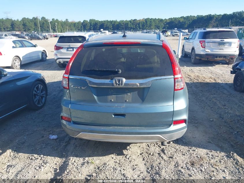 2015 Honda Cr-V Ex-L VIN: 2HKRM3H71FH524316 Lot: 43175338