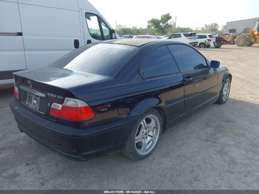 2003 BMW 330Ci VIN: WBABN53463PH03717 Lot: 43175396