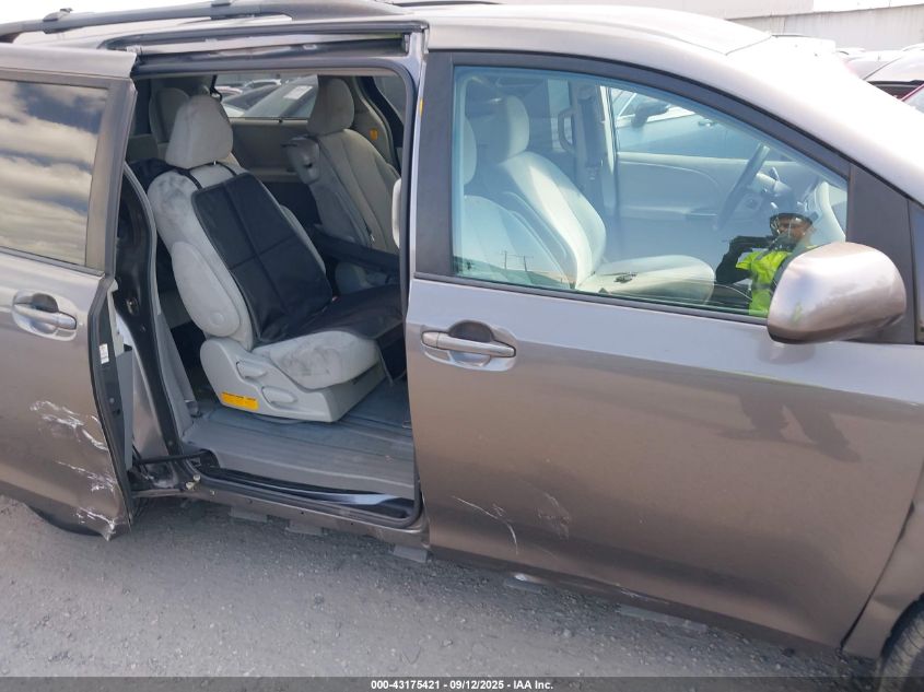 2011 Toyota Sienna Le V6 VIN: 5TDKK3DC1BS129910 Lot: 43175421