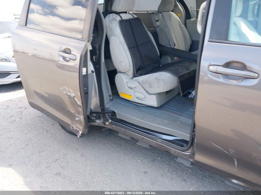 2011 Toyota Sienna Le V6 VIN: 5TDKK3DC1BS129910 Lot: 43175421