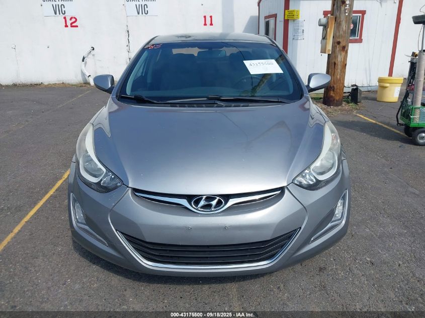 2014 Hyundai Elantra Se VIN: KMHDH4AE8EU156827 Lot: 43175500