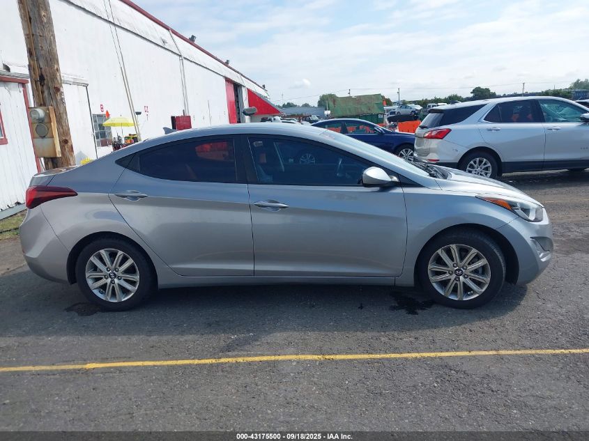2014 Hyundai Elantra Se VIN: KMHDH4AE8EU156827 Lot: 43175500