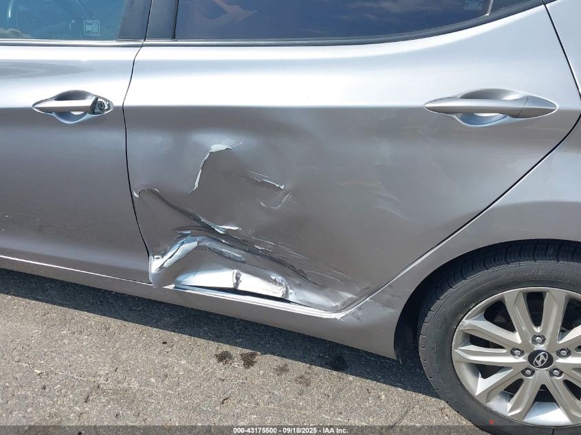 2014 Hyundai Elantra Se VIN: KMHDH4AE8EU156827 Lot: 43175500