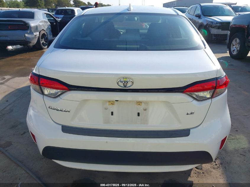 2021 Toyota Corolla Le VIN: 5YFEPMAE0MP149233 Lot: 43175525