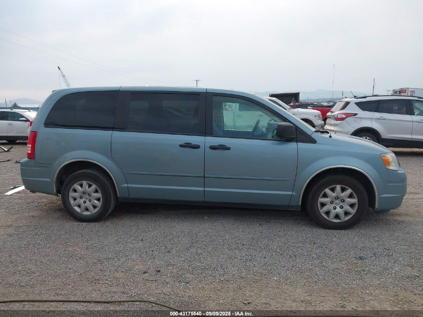 2008 Chrysler Town & Country Lx VIN: 2A8HR44H28R627664 Lot: 43175540