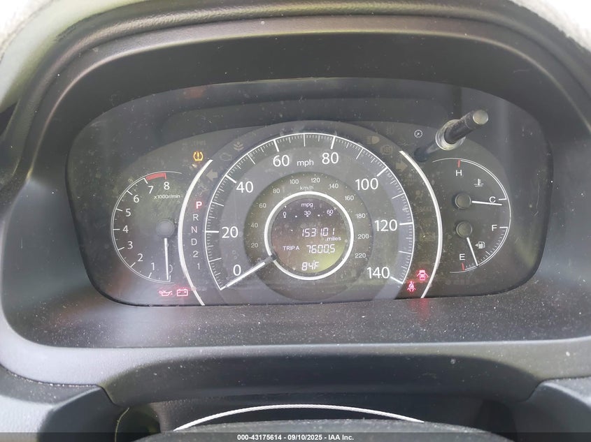 2013 Honda Cr-V Ex-L VIN: 5J6RM4H71DL040817 Lot: 43175614