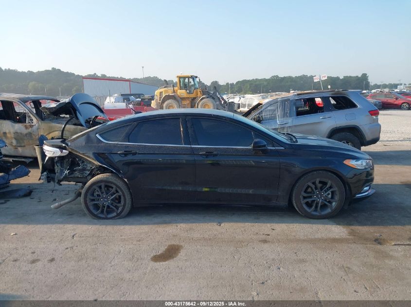 2018 Ford Fusion Se VIN: 3FA6P0HD8JR257332 Lot: 43175642