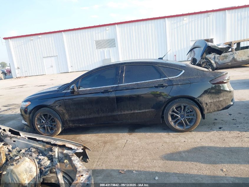 2018 Ford Fusion Se VIN: 3FA6P0HD8JR257332 Lot: 43175642