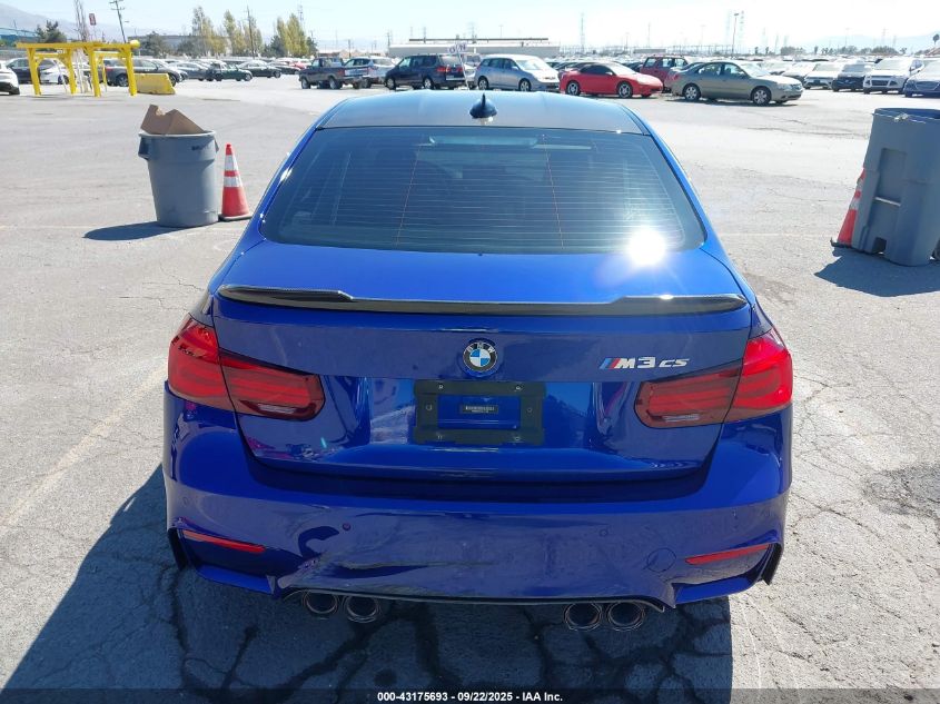 2018 BMW M3 Cs VIN: WBS8M9C59J5L71738 Lot: 43175693