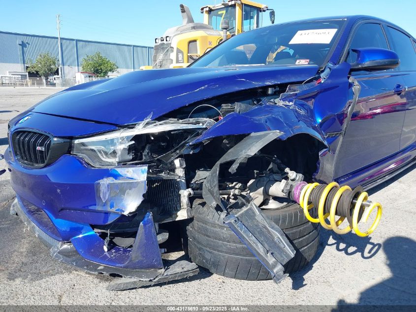 2018 BMW M3 Cs VIN: WBS8M9C59J5L71738 Lot: 43175693