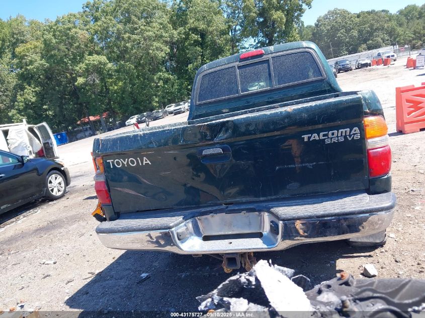 2001 Toyota Tacoma Base V6 VIN: 5TEHN72N71Z801905 Lot: 43175727