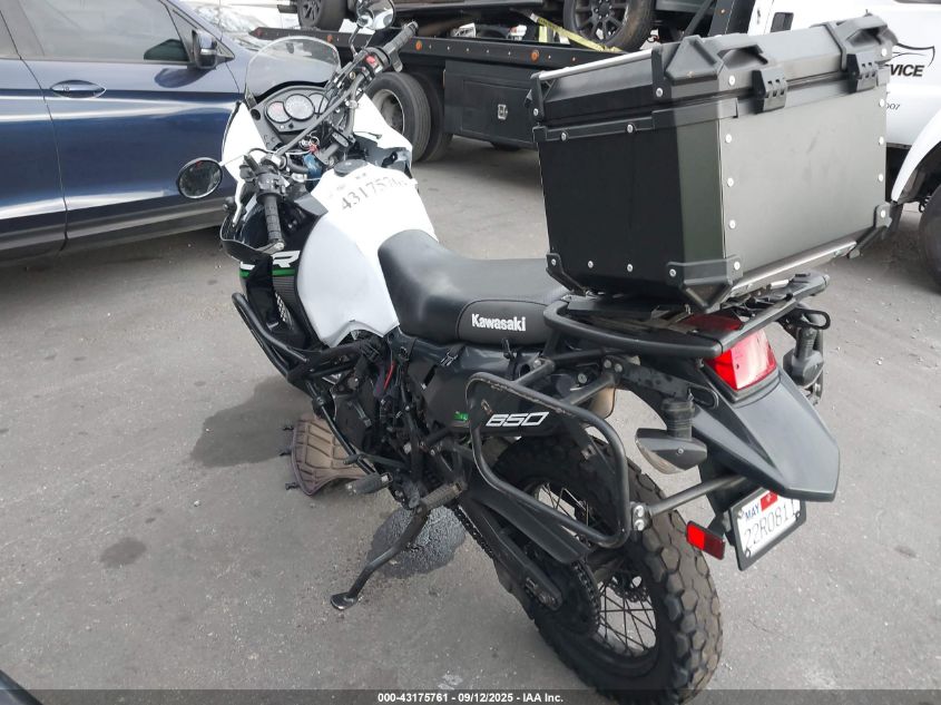 2015 Kawasaki Kl650 E white enduro_bike gasoline JKAKLEE10FDA81921 photo #4
