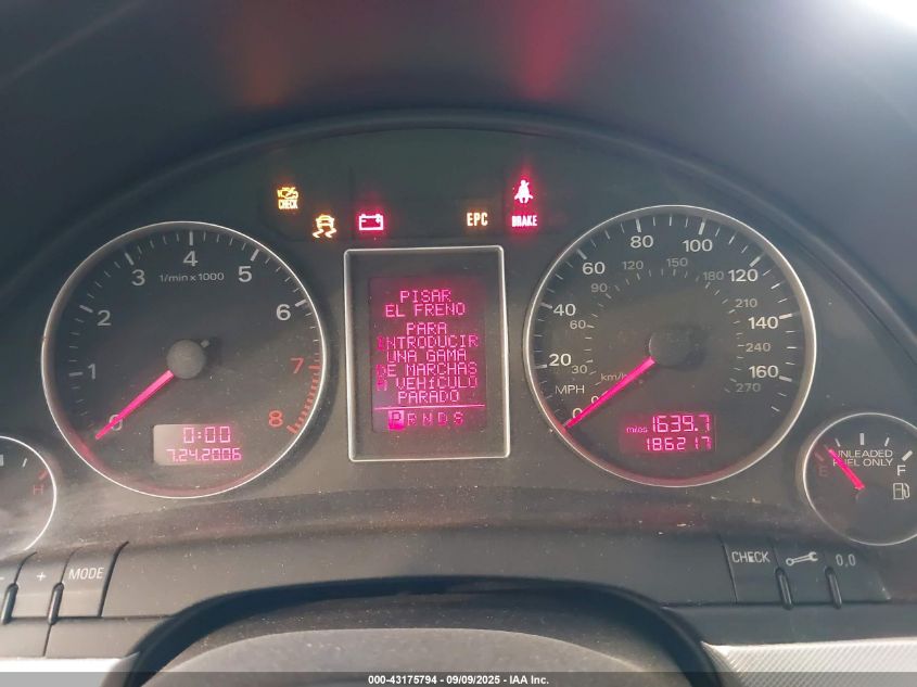 2008 Audi A4 2.0T/2.0T Special Edition VIN: WAUDF78E98A136879 Lot: 43175794