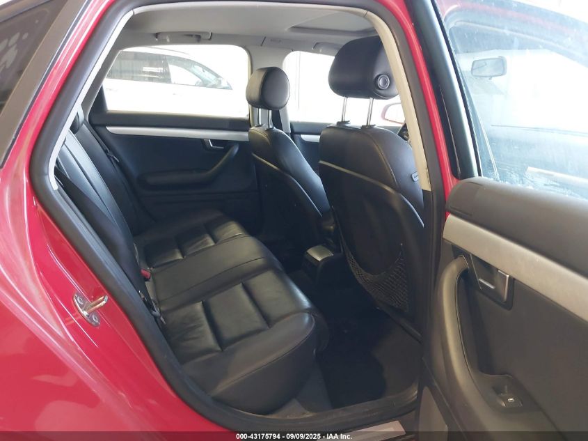 2008 Audi A4 2.0T/2.0T Special Edition VIN: WAUDF78E98A136879 Lot: 43175794