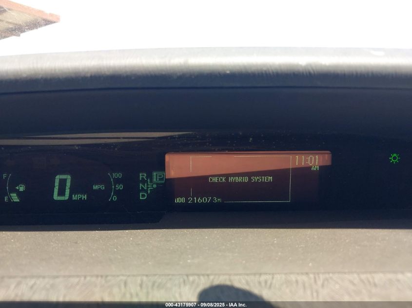 2011 Toyota Prius Two VIN: JTDKN3DU5B0299741 Lot: 43175907