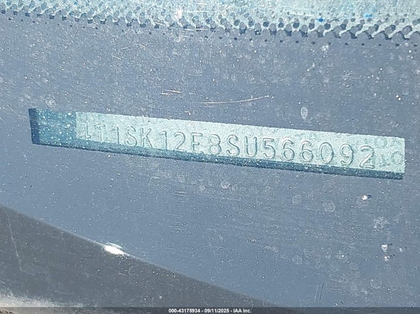 1995 Toyota Camry Le VIN: 4T1SK12E8SU566092 Lot: 43175934