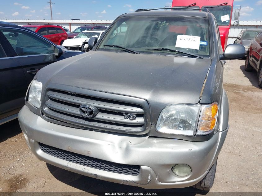 2004 Toyota Sequoia Sr5 V8 VIN: 5TDZT34A14S217837 Lot: 43175961