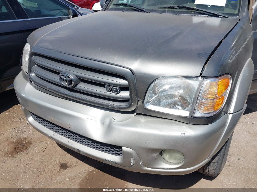 2004 Toyota Sequoia Sr5 V8 VIN: 5TDZT34A14S217837 Lot: 43175961