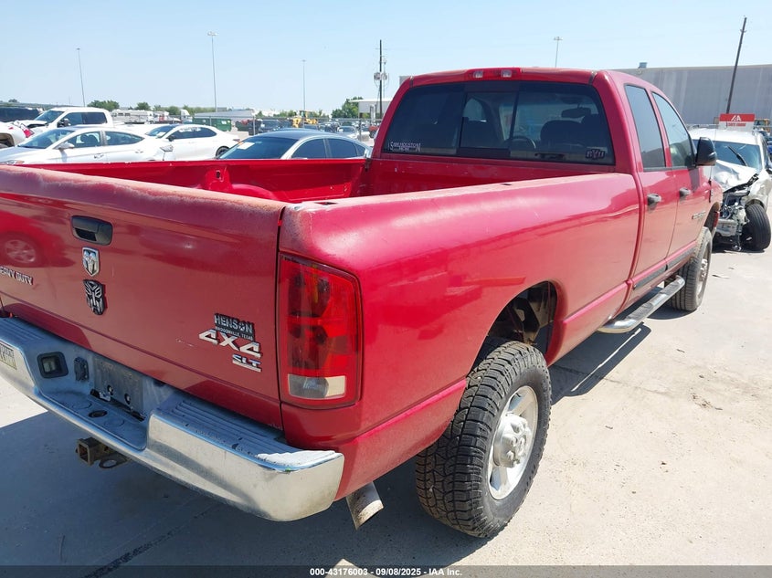 2005 Dodge Ram 2500 Slt/Laramie VIN: 3D7KS28C95G863529 Lot: 43176003