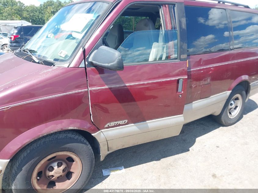 2001 Chevrolet Astro Ls VIN: 1GNDM19W21B135447 Lot: 43176078