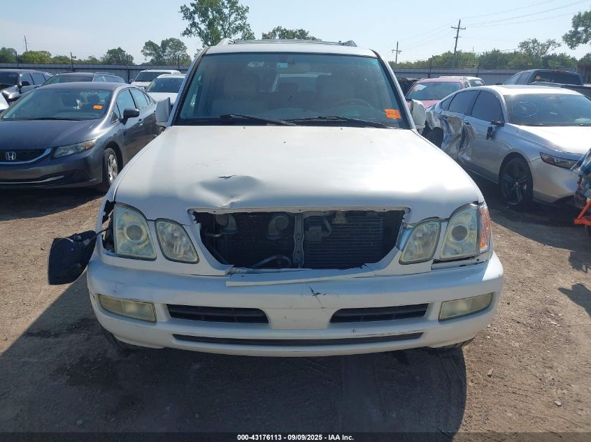 2005 Lexus Lx 470 VIN: JTJHT00W353552643 Lot: 43176113