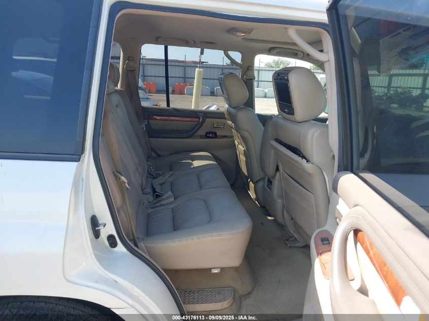 2005 Lexus Lx 470 VIN: JTJHT00W353552643 Lot: 43176113