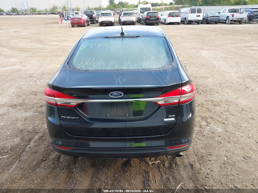 2018 Ford Fusion Se VIN: 3FA6P0HD6JR127212 Lot: 43176193