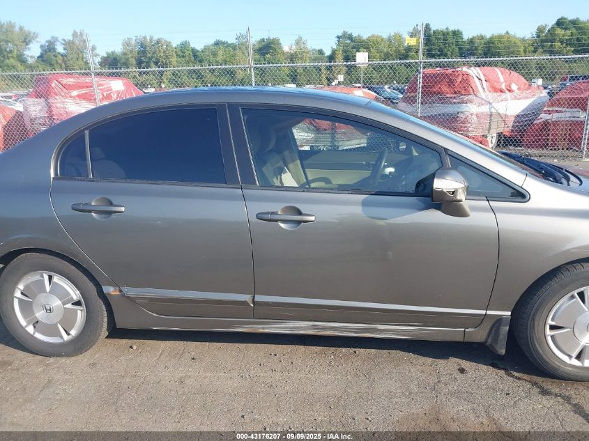 2007 Honda Civic Hybrid VIN: JHMFA362375031502 Lot: 43176207