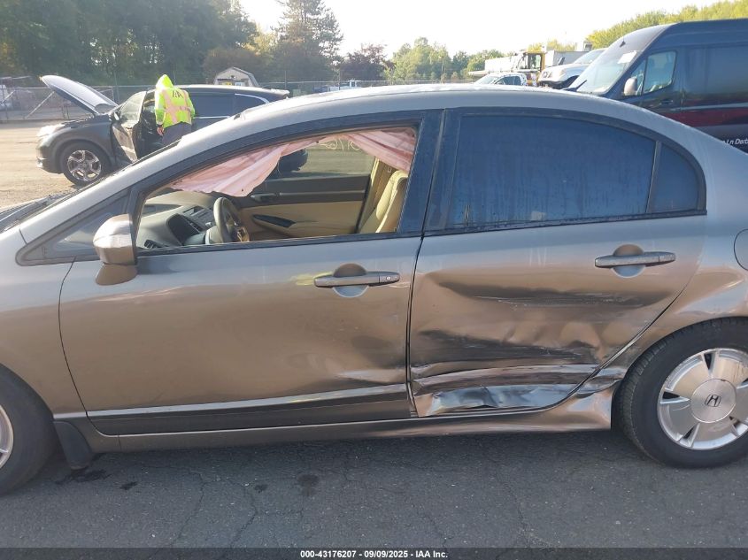 2007 Honda Civic Hybrid VIN: JHMFA362375031502 Lot: 43176207