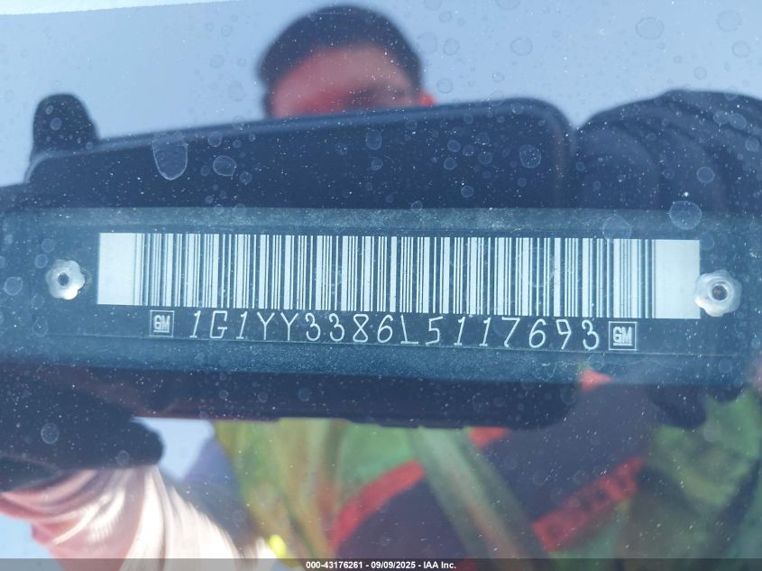 1990 Chevrolet Corvette VIN: 1G1YY3386L5117693 Lot: 43176261