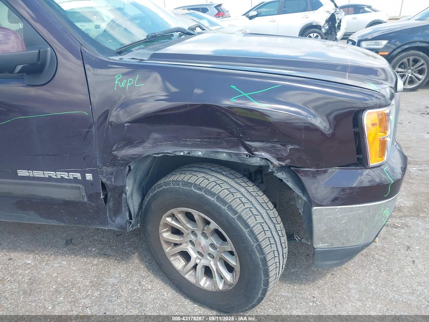 2008 GMC Sierra 1500 Sle1 VIN: 2GTEC13J281300503 Lot: 43176287