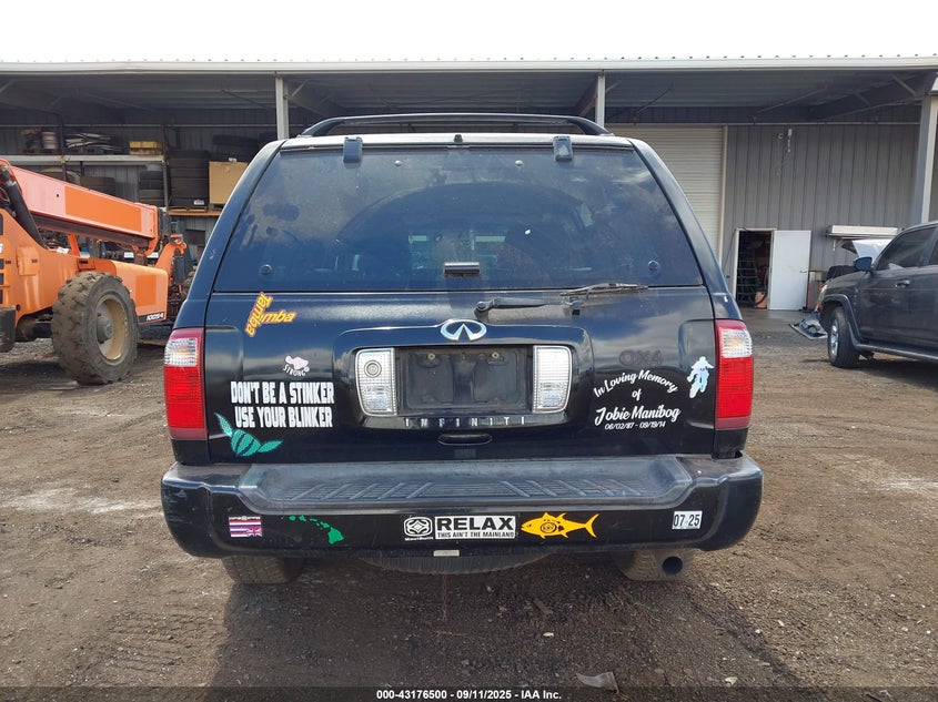 2003 Infiniti Qx4 Luxury VIN: JNRDR09XX3W252315 Lot: 43176500