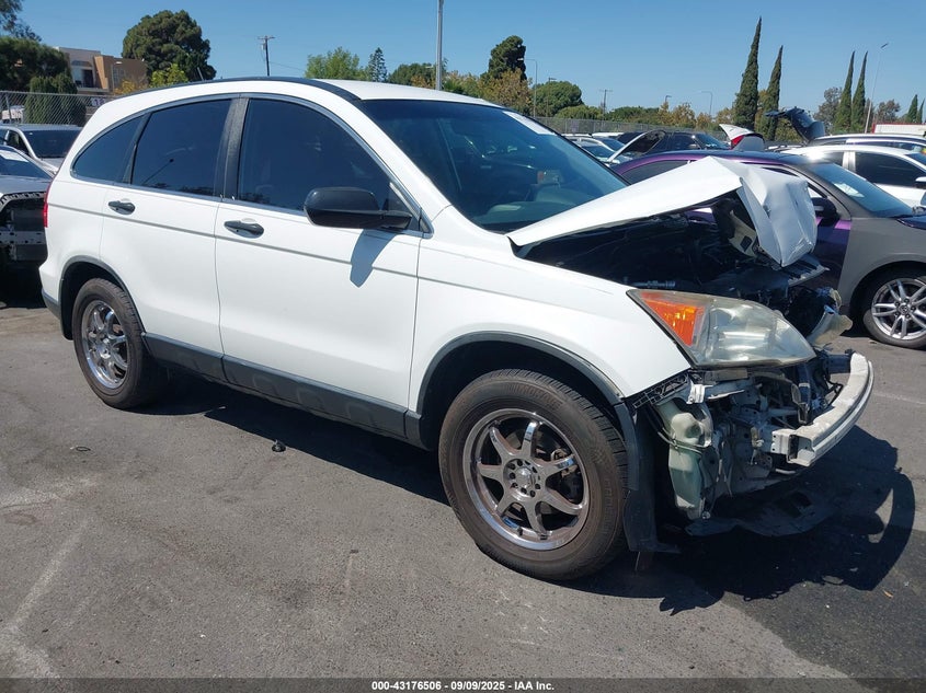 2007 Honda Cr-V Lx white other gasoline JHLRE383X7C079939 photo #1