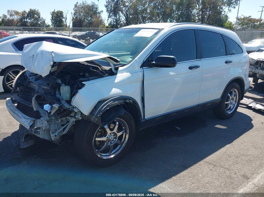 2007 Honda Cr-V Lx white other gasoline JHLRE383X7C079939 photo #3
