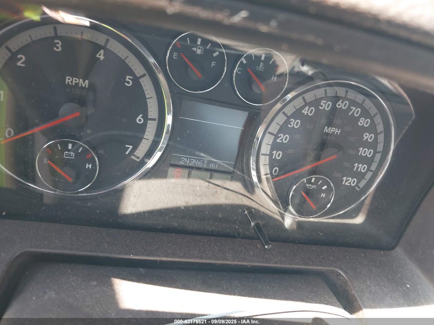 2009 Dodge Ram 1500 Slt/Sport/Trx VIN: 1D3HB13T59S734487 Lot: 43176521