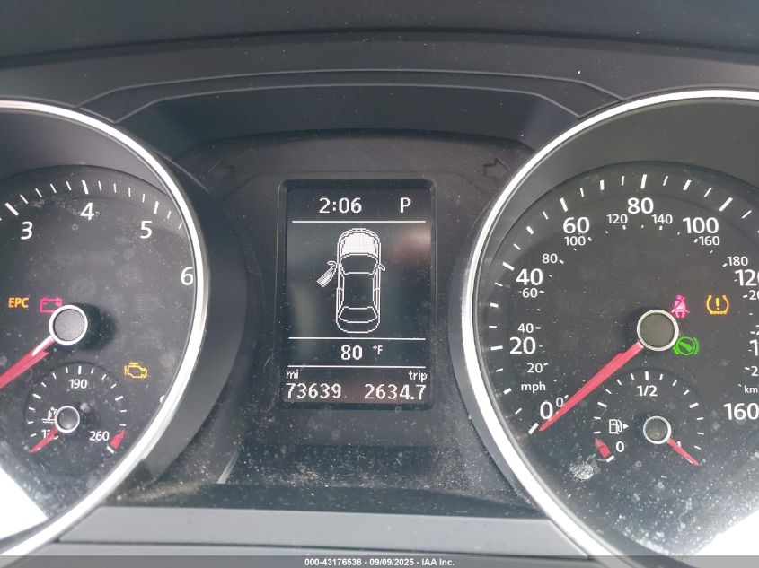 2017 Volkswagen Jetta 1.4T Se VIN: 3VWDB7AJ5HM288325 Lot: 43176538